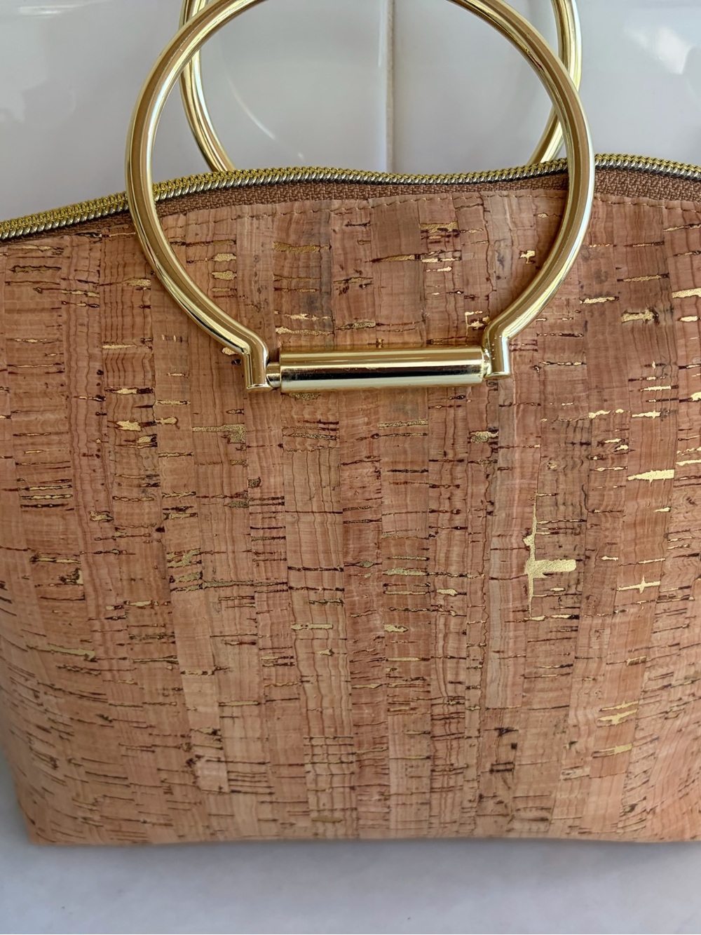 Handmade bag created from Sallie Tomato pattern.  Inside Raspberry leopard print